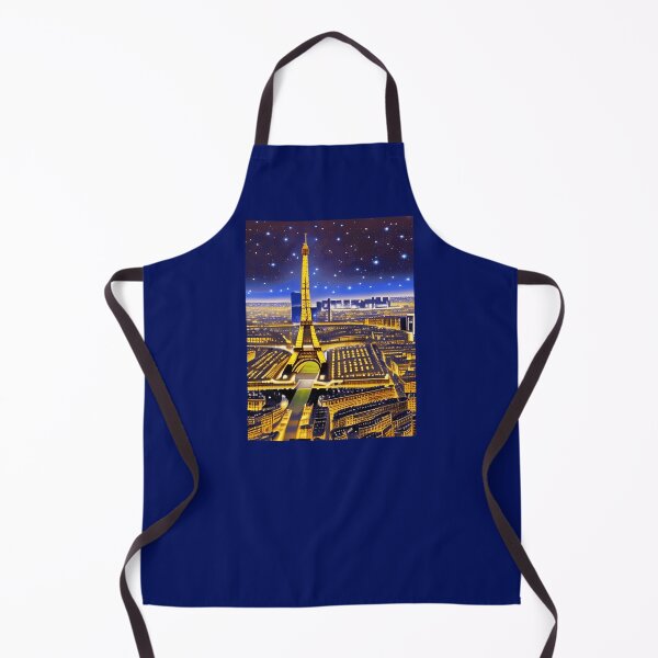 Item preview, Fantasy Aerial View of Paris Under the Stars designed and sold by Marymarice.