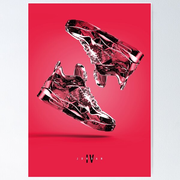 Vista previa del artículo con la obra «ARTE DE ZAPATILLAS - JORDAN IV», diseñado y vendido por Krøpe.