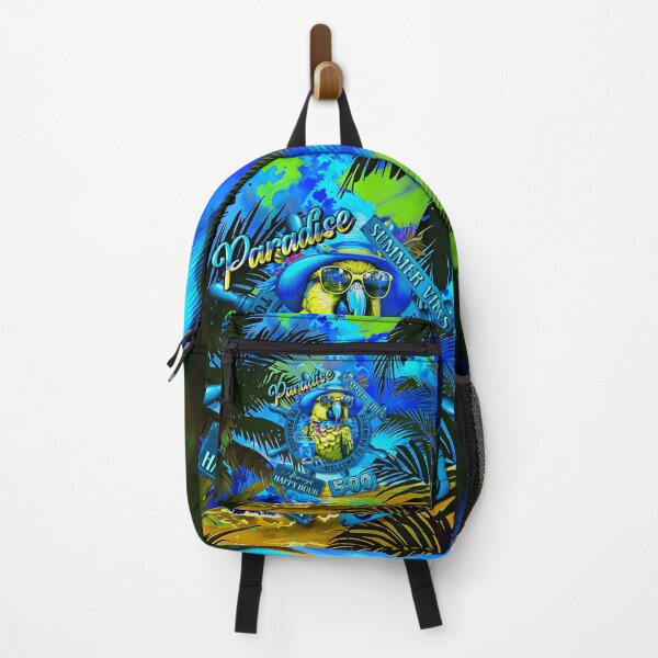 Item preview, Always Happy Hour in Paradise It's 5 o'clock Parrot Summer Vibes designed and sold by MindWave THC.