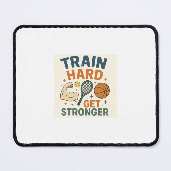 Item preview, Train Hard Get Stronger – Retro Fitness Motivation Design designed and sold by AWB-Apo11o.
