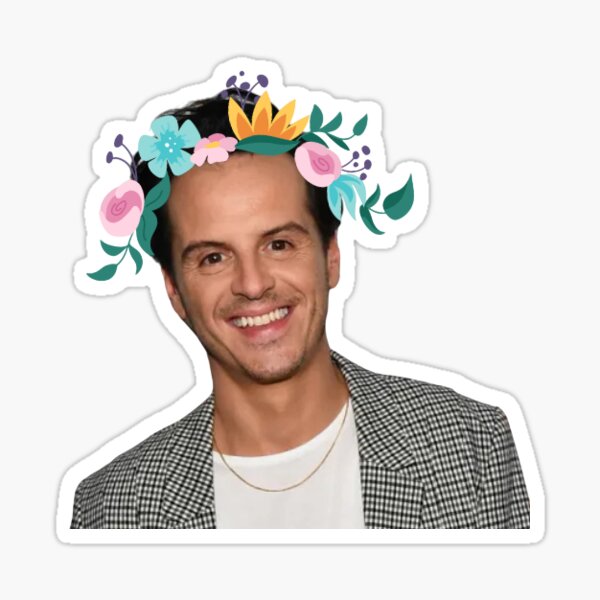 Vista previa del artículo con la obra «Andrew Scott», diseñado y vendido por Depressed_Working_ Gurl.