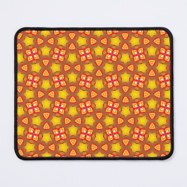Item preview, Vibrant Red and Yellow Symmetric Shapes designed and sold by HappyHavenStu.
