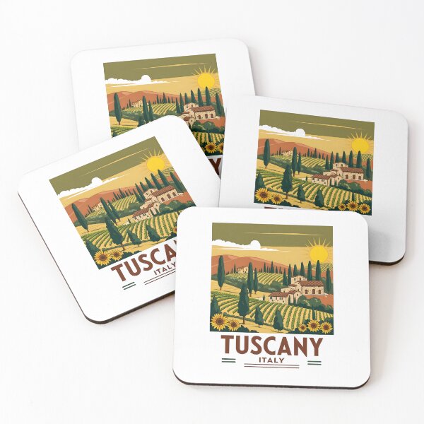 Item preview, A Vintage Illustration of Tuscany - Italy  designed and sold by GoodOldVintage.