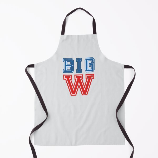 Item preview, "Big W" in blue and red  designed and sold by PariSeine.