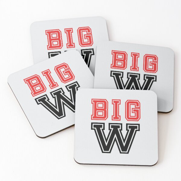 Item preview, "Big W" in red and black  designed and sold by PariSeine.