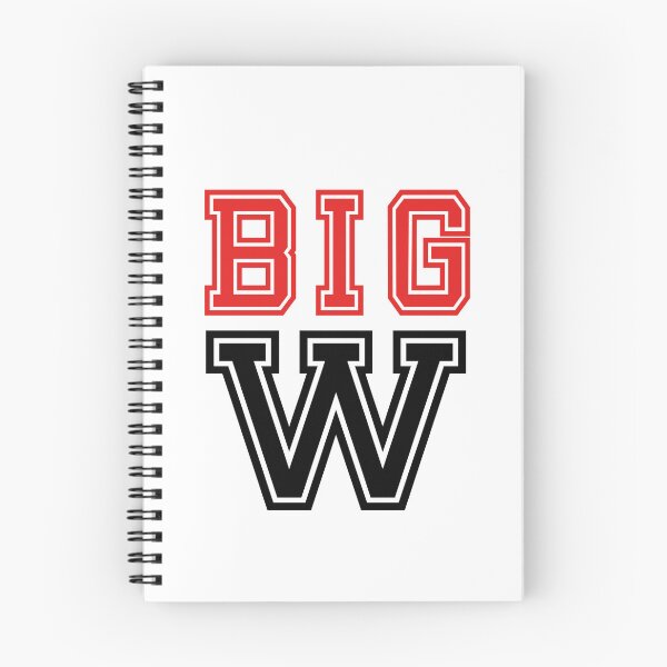 Item preview, "Big W" in red and black  designed and sold by PariSeine.