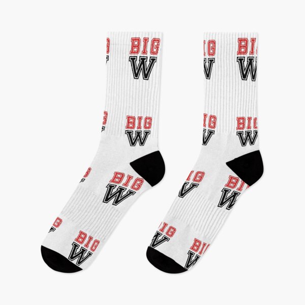 Item preview, "Big W" in red and black  designed and sold by PariSeine.