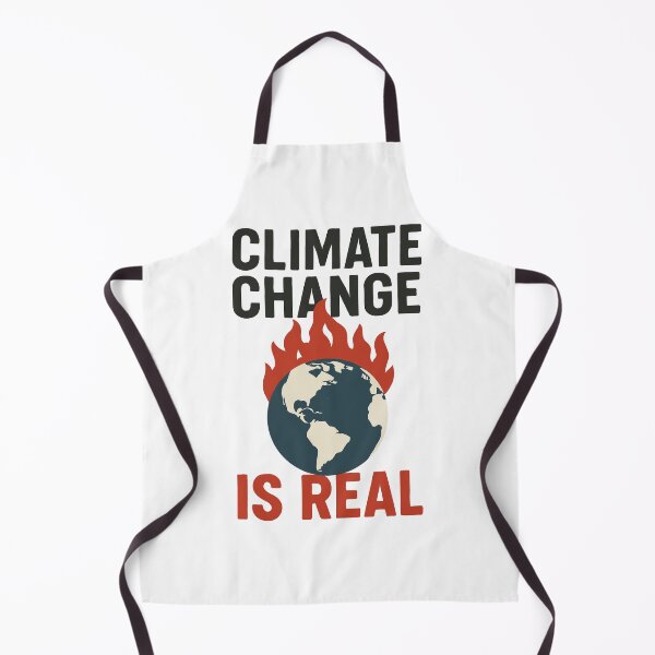 Item preview, Climate Change Is Real – Burning Earth Awareness Poster designed and sold by negve.