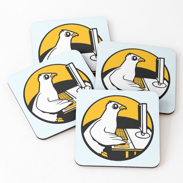 Item preview, Pigeon works office computer keyboard mouse gamer designed and sold by shirt-o-mat.