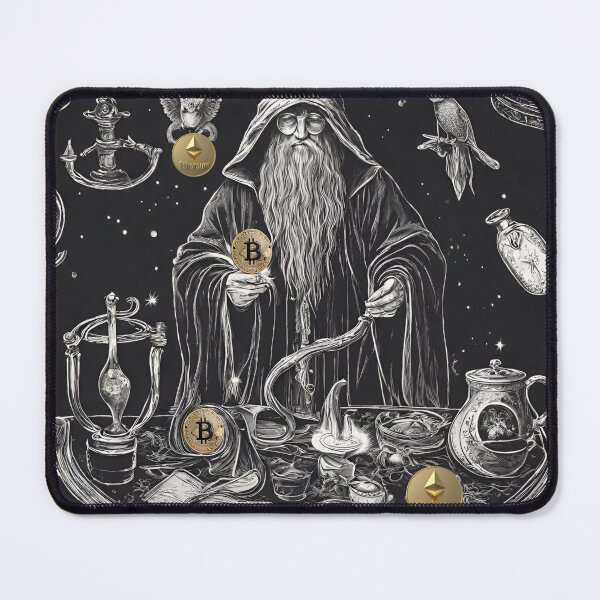 Item preview, Crypto Magic. From Dreamer to Millionaire. HODL. Bitcoin to the Moon! designed and sold by ShaktiAmara.