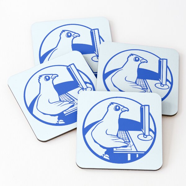 Item preview, Pigeon works office computer keyboard mouse gamer designed and sold by shirt-o-mat.
