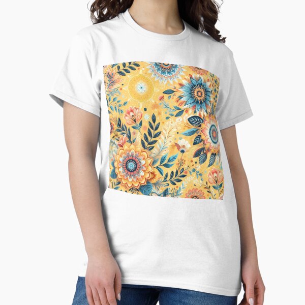 Item preview, Mood BoHo Style in Yellow designed and sold by Sunflwrconcepts.