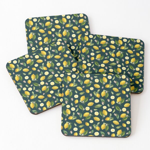 Item preview, Cheery Lemon and Lemon Slice Pattern designed and sold by BlissDesignWork.