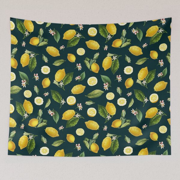 Item preview, Cheery Lemon and Lemon Slice Pattern designed and sold by BlissDesignWork.
