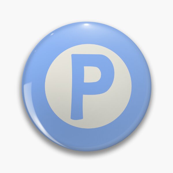 Item preview, letter p blue designed and sold by ZiphGames.