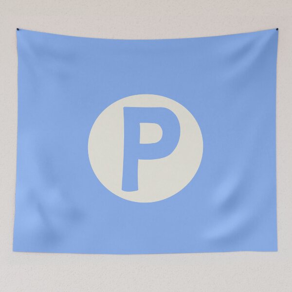 Item preview, letter p blue designed and sold by ZiphGames.