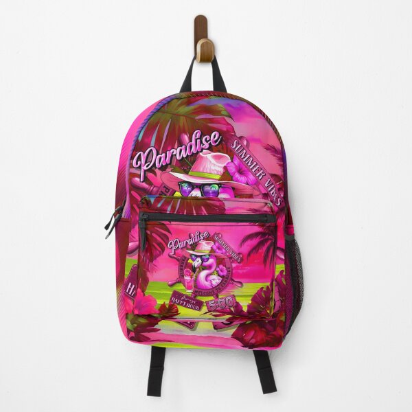 Item preview, Always Happy Hour in Paradise It's 5 o'clock Flamingo Bird Summer Vibes designed and sold by MindWave THC.