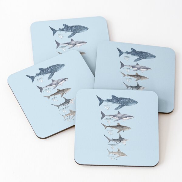 Item preview, SHARKS LENGTH, NAMES AND TEETH designed and sold by BEATRIZ ABAITUA.