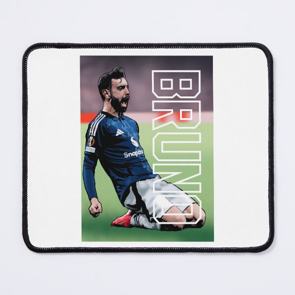 Item preview, Bruno Fernandes – Manchester United Hero | Europa League Semi-Final Glory designed and sold by GrizzlyCollective.