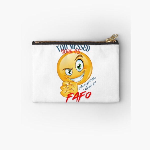 Item preview, You Messed with 45 – Now Meet 47 | FAFO Smirk Emoji designed and sold by FindOutCreation.