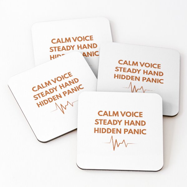 Item preview, Calm Voice, Steady Hand, Hidden Panic - Driving Legends (Icon Version) designed and sold by IgnitionWorks.