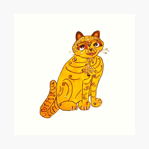 Aperçu de l'œuvre La robe de chat d'Anni-Frid (ABBA) créée et vendue par leAnomis.