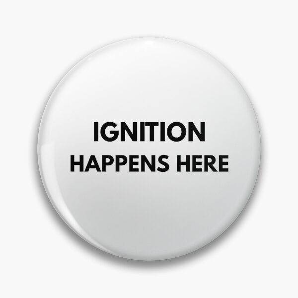 Item preview, Ignition Happens Here - Driving Legends (Black Text) designed and sold by IgnitionWorks.