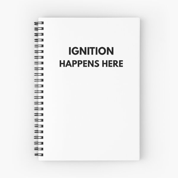 Item preview, Ignition Happens Here - Driving Legends (Black Text) designed and sold by IgnitionWorks.