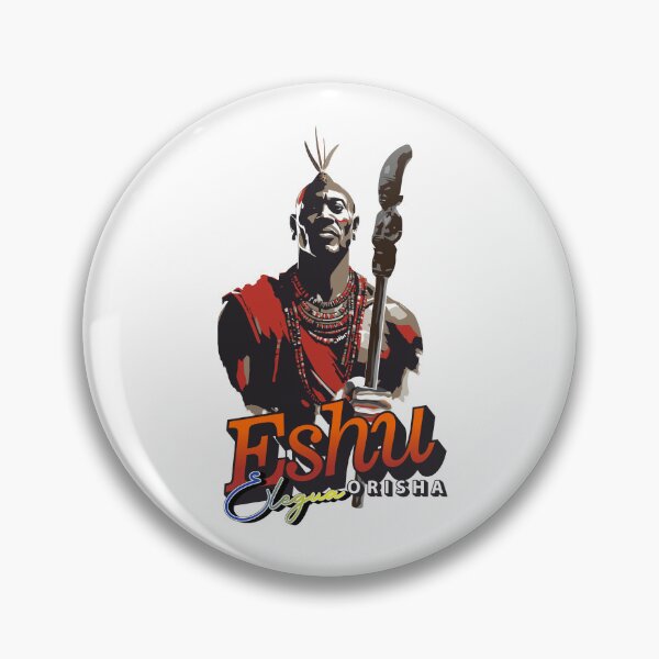 Item preview, Eshu Elegua Orisha Art | Yoruba Santeria Lukumi Crossroads Orisha Deity - Esu designed and sold by Cree8if.
