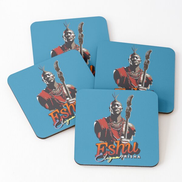 Item preview, Eshu Elegua Orisha Art | Yoruba Santeria Lukumi Crossroads Orisha Deity - Esu designed and sold by Cree8if.