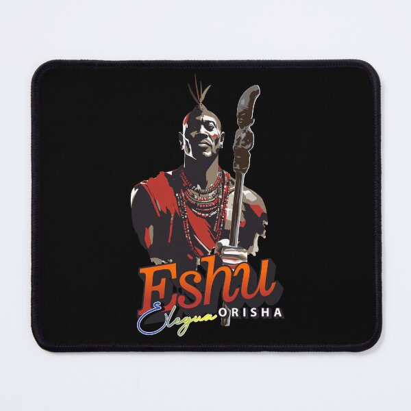 Item preview, Eshu Elegua Orisha Art | Yoruba Santeria Lukumi Crossroads Orisha Deity - Esu designed and sold by Cree8if.