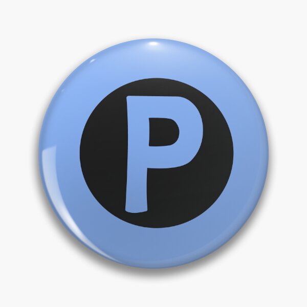 Item preview, letter p blue designed and sold by ZiphGames.