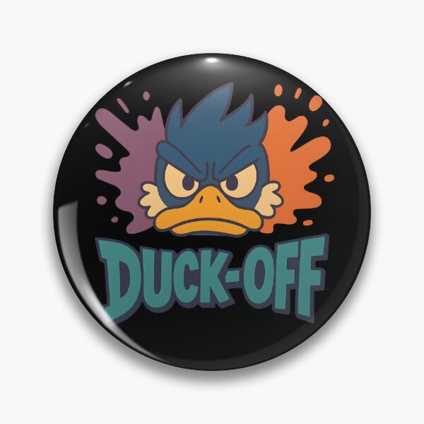 Item preview, Duck-Off Cartoon – Angry Duck with Attitude designed and sold by Fragy72.