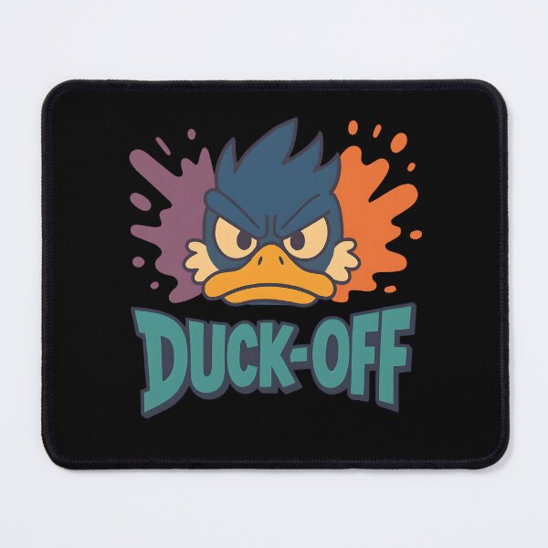 Item preview, Duck-Off Cartoon – Angry Duck with Attitude designed and sold by Fragy72.