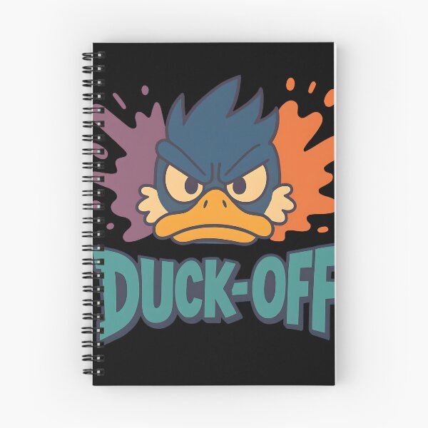 Item preview, Duck-Off Cartoon – Angry Duck with Attitude designed and sold by Fragy72.