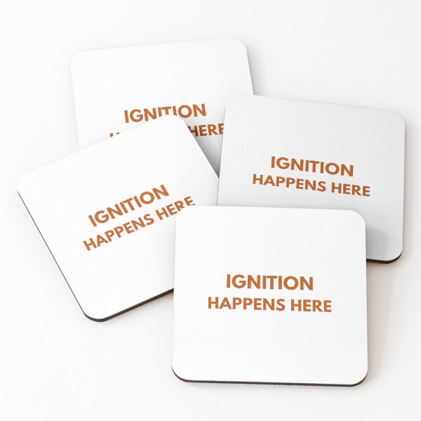 Item preview, Ignition Happens Here - Driving Legends (Burnt Orange Text) designed and sold by IgnitionWorks.