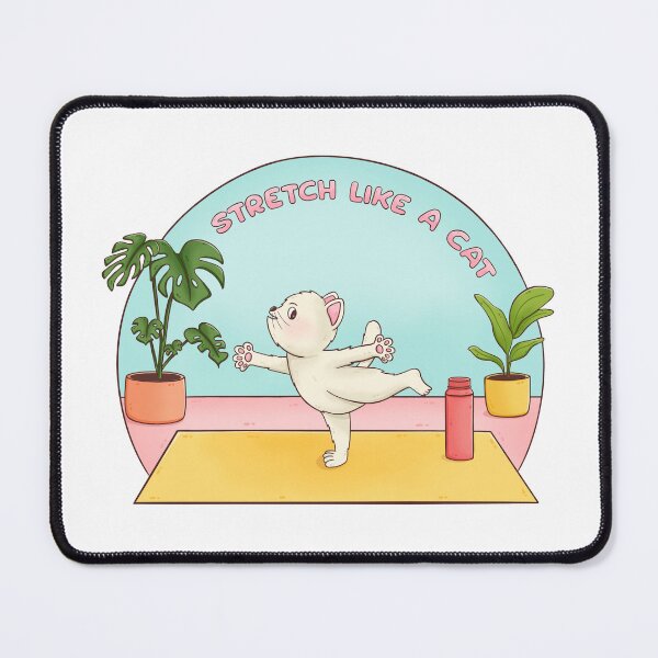 Item preview, Cute Cat Yoga designed and sold by Doodleooly.