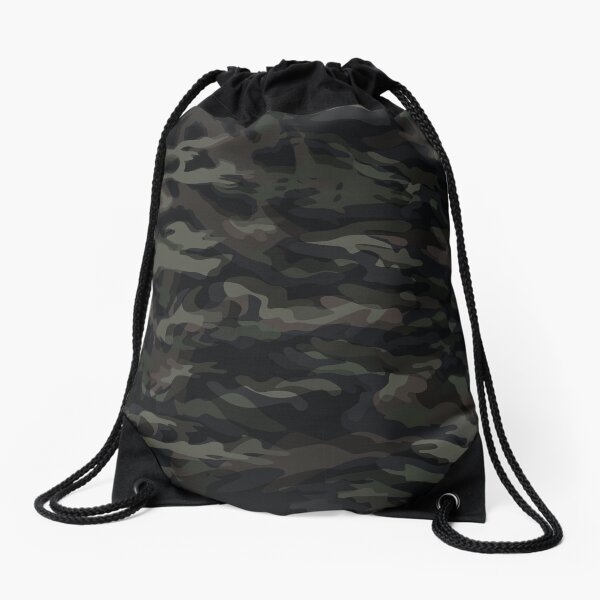 camouflage drawstring bags