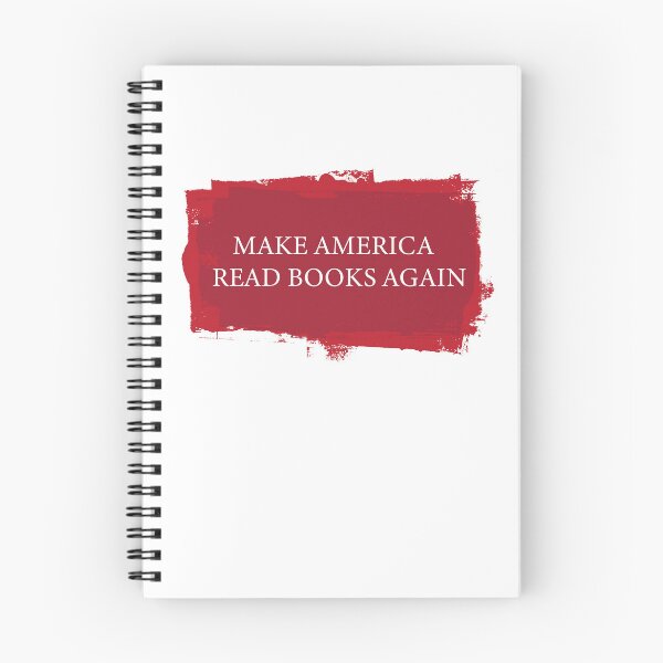 Item preview, make america read books  again designed and sold by Printellarium.