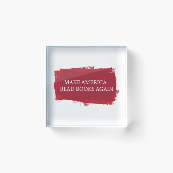 Item preview, make america read books  again designed and sold by Printellarium.