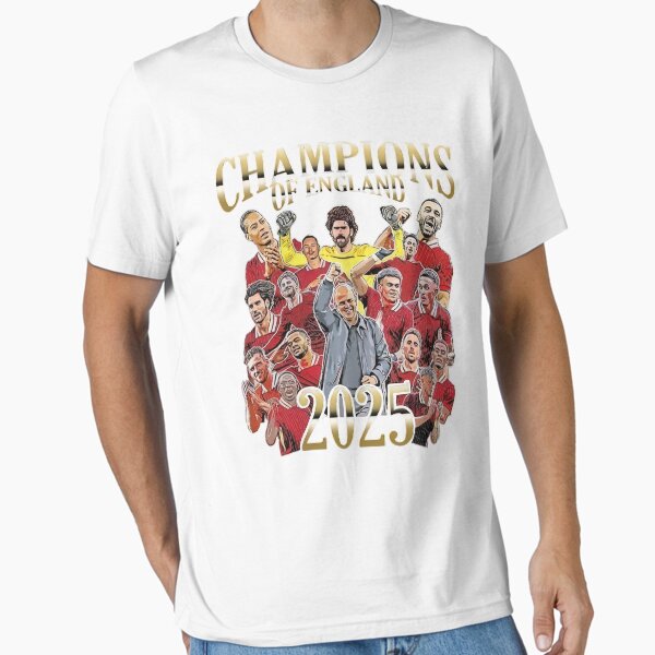 Aperçu de l'œuvre Liverpool, champion d'Angleterre de Premier League 2025, cadeau de fan art de la plus grande équipe de football créée et vendue par KirkpatrickLife.
