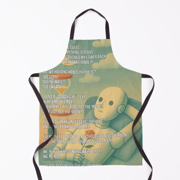 Item preview, The Weird Phase – Relatable Dating Poster with Humorous Inner Monologue designed and sold by CrumblyStudio.