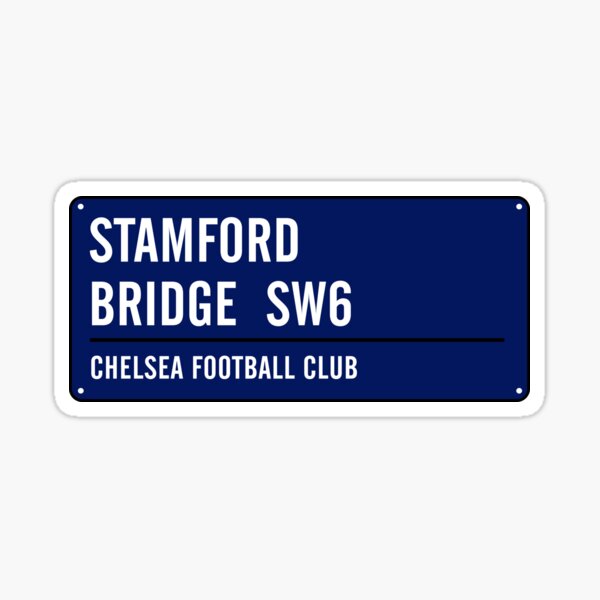 Item preview, Chelsea FC - Stamford Bridge SW6 Street Sign designed and sold by brkvdesign.