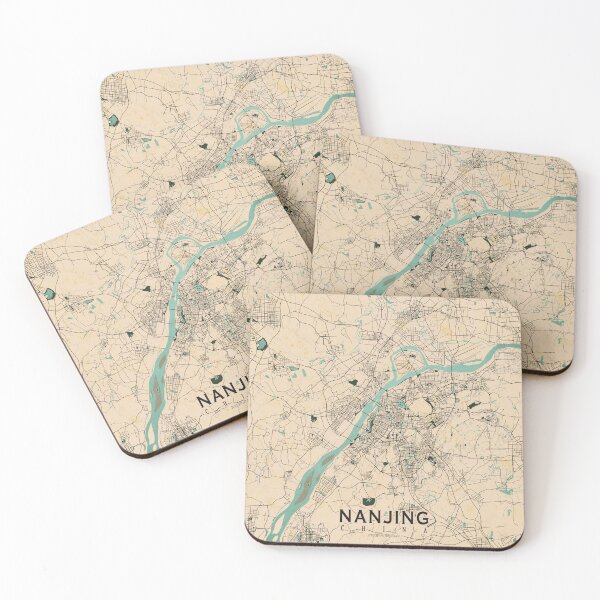 Item preview, Nanjing City Map of China - Vintage designed and sold by deMAP.