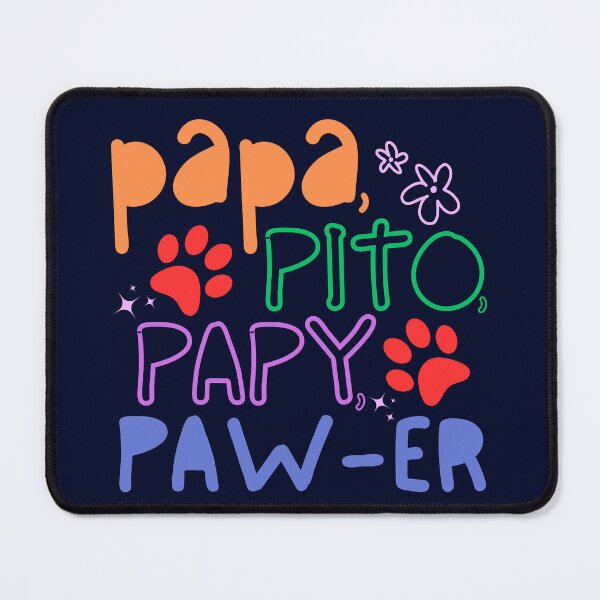 Item preview, Papa pito Papy - playful colorful paws designed and sold by SharingLove.
