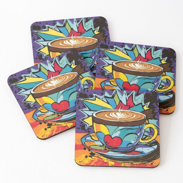 Item preview, Pop Art Coffee Cup designed and sold by BlissDesignWork.