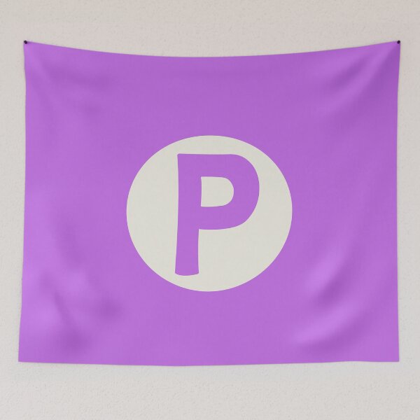 Item preview, letter p purple designed and sold by ZiphGames.