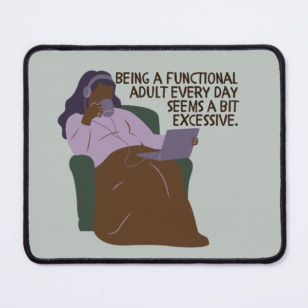 Item preview, Being a Functional Adult Every Day – Funny Cozy Relatable Design - Original Chocolate designed and sold by thistledewcraft.