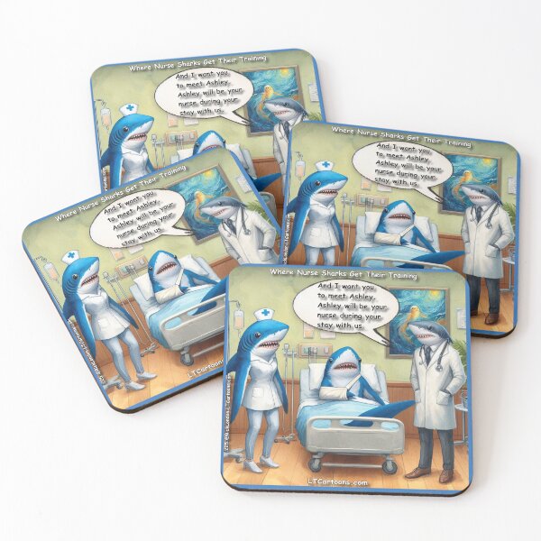 Item preview, Nurse Shark Intern In Medical Training designed and sold by Rick London Gifts.