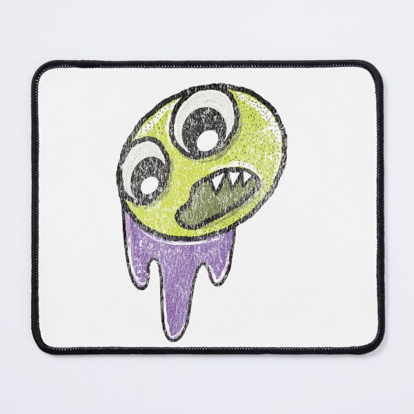 Item preview, Retro Graffiti Style Zombie Head With Purple Slime Destressed Design designed and sold by TheRainFamily.